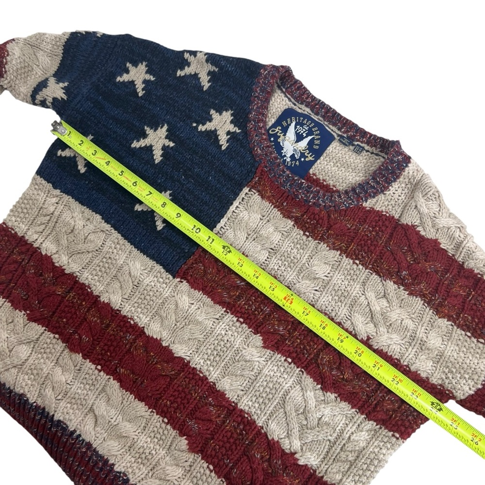 Superdry Americana Cable Knit Jumper Sweater - Picture 9 of 11